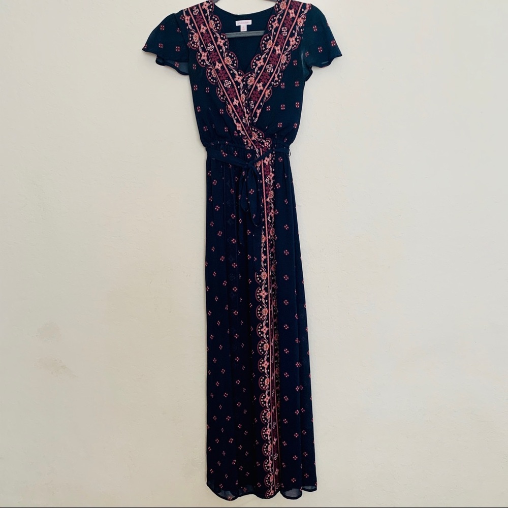 Short Sleeve Maxi Dress